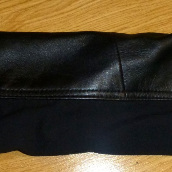 New DKNY Black Lambskin Leather Jacket - Size S - Picture 4 of 6